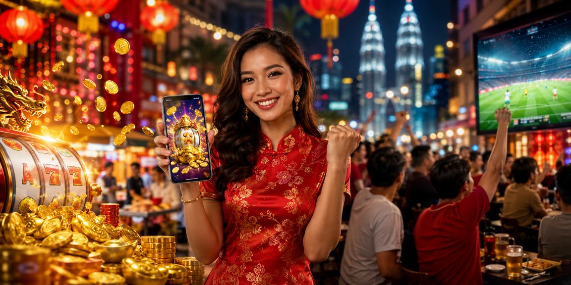 Pemain slot di Kuala Lumpur menggunakan platform kasino mudah alih yang selamat
